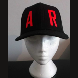Black & Red Jaro Peel Back Cap